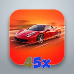 45x